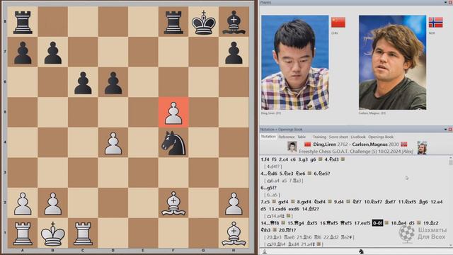 Дин Лижэнь – Магнус Карлсен | Freestyle Chess G.O.A.T. Challenge 2024 | Шахматы смотреть онлайн