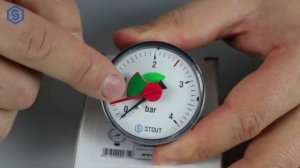 Мини обзор  манометры с указателем предела давления