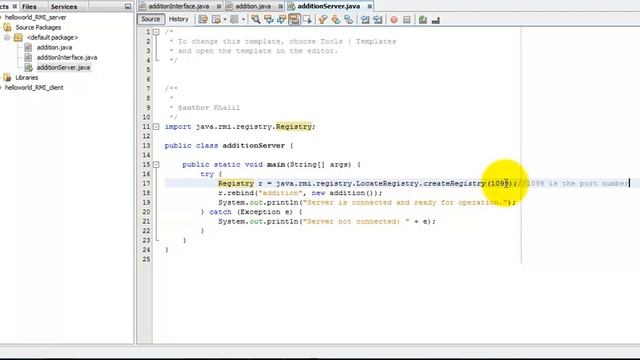 JAVA RMI смотреть онлайн