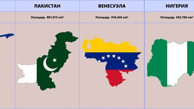 САМЫЕ БОЛЬШИЕ СТРАНЫ ПО ПЛОЩАДИ смотреть онлайн
