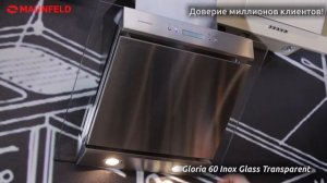 Видеообзор кухонной вытяжки Maunfeld GLORIA 60 INOX Glass Transparent