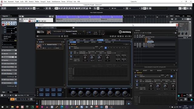 Steinberg Halion 6 working with a FlexPhraser (работаем с миди модулем  FlexPhraser) смотреть онлайн