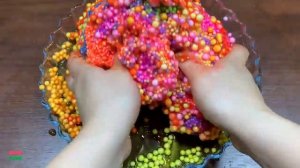 Делаем Слайм. Радужный слайм. Расслабляющее видео со слаймами