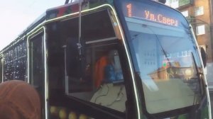 Зимний Ярославль – праздничный трамвай со СНЕГУРКОЙ за рулём, гирлянды и всё такое ツ