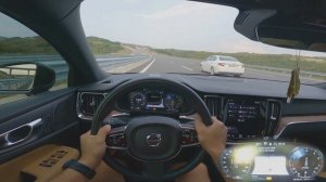 2022 VOLVO S60 B5 - AUTOBAHN POV Test Drive (Binaural Audio)