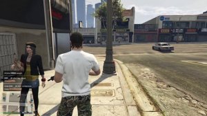 Показал туристке куда идти ГТА онлайн Showed the tourist where to go GTA online