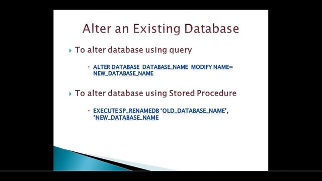 SQL Server Part-2, Creating, Altering, Droping Database