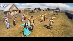 клип танец с коромыслом + Г.Тукай "Туган авыл"