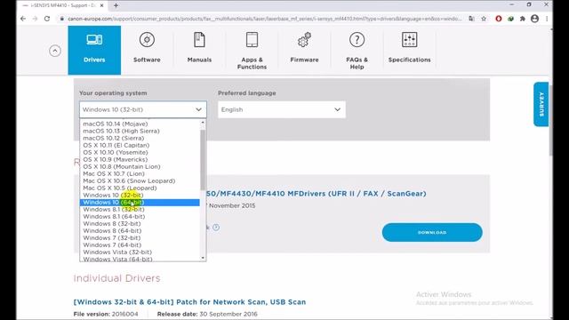 Canon i-SENSYS MF4410 | Drivers смотреть онлайн
