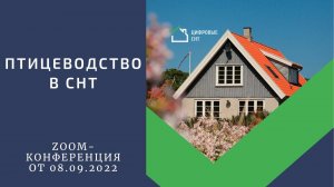 Птицеводство в СНТ