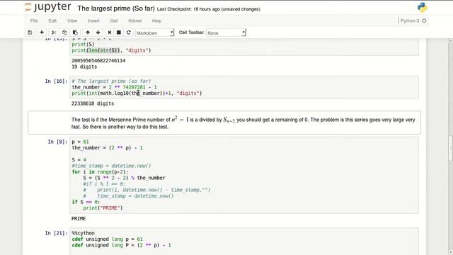 The Largest Prime Number (Cython, GMP) 2 смотреть онлайн