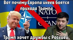 Украина боится, ЕС в кризисе, и Трамп готов всё перевернуть и помириться с Путиным!