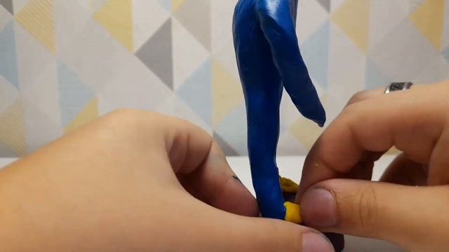 Лепим фигурку Хагги Вагги из пластилина |Poppy Playtime| смотреть онлайн