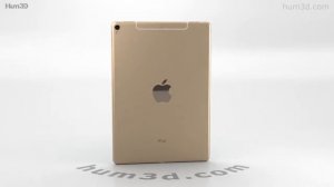 Apple iPad Pro 10.5-inch (2017) Cellular Gold 3D model by Hum3D.com