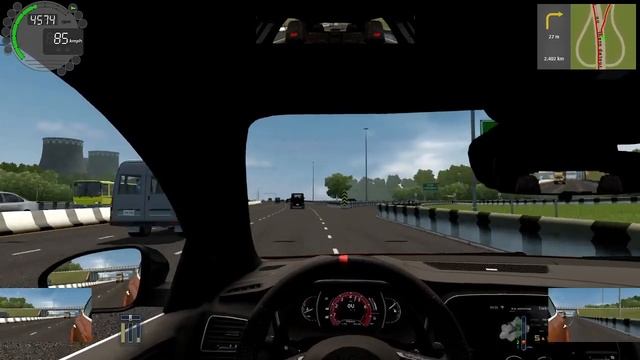2018 Renualt Megane RS POV Drive | City Car Driving смотреть онлайн