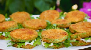 Кабачки в панировке с начинкой | Очень Простой и Вкусный рецепт