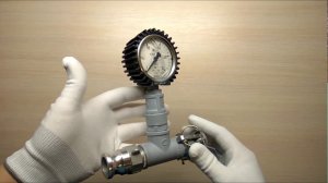 Манометр с мембранным разделителем сред