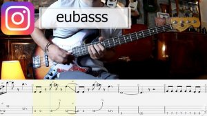 The Beatles - Come Together cover BASS COVER + PLAY ALONG TAB + SCORE