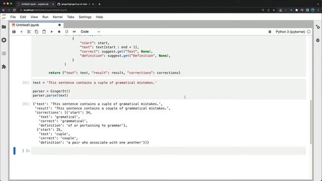 Gingerit Python: How to Correct Grammatical Errors with Python смотреть онлайн