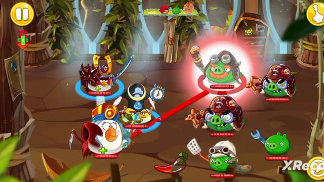 angry birds epic version 2.0 walkthrough #56 Return to the jungle levels 16+17+18+19+boss level смотреть онлайн