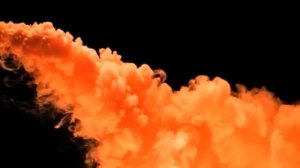 Оранжевый дым Футаж HD