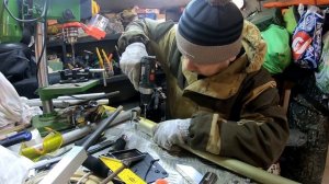 Носовая тележка/передние колеса для лодок ПВХ своими руками. Полностью разборная конструкция.
