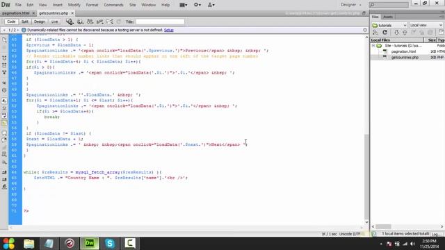 How to add Jquery PHP Pagination (HD)