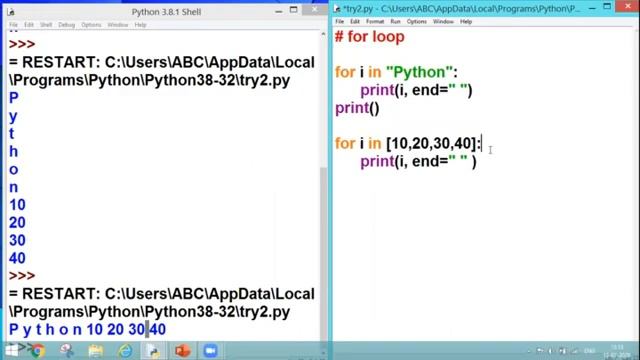 Python Tutorials || For Loop in Python || Part-1 || Learn Python Programming || CBSE Class 11th