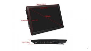 LEADSTAR D14 LED TV 14 1 inch Portable Display