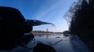 о. Сахалин р. Лангери, Часть 2 (Ноябрь) Голец, Кунджа на спиннинг