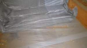 Подготовка крыши под пенобетон. Опалубка и монтаж пленки.