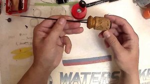 ?Зимняя удочка для безмотылки  очень просто собрать!