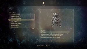 Tales of Arise : 'Silver Suit of Armor' Artifact.