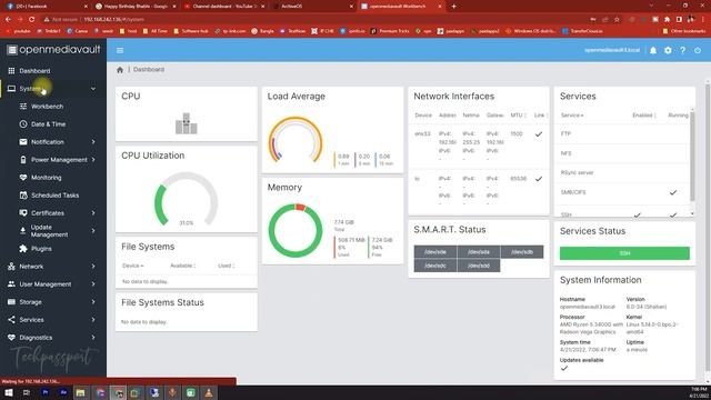 How to Install & Configure OpenMediaVault 6 | OMV 6 (Alpha) Setup and First Look смотреть онлайн