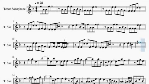 Tenor Sax Sheet Music: How to play Love Story (Jess Gillam Sax Cover) by Francis Lai