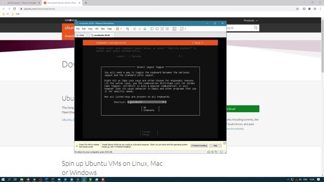 Установка Ubuntu Server 20.04 LTS на VMWare Workstation 15.5.2.