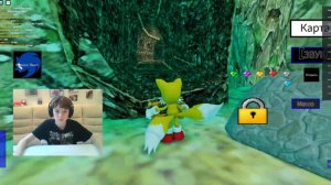 Супер Соник против Доктора Эггмана и супер-умения Тэйлза в Sonic Universe Roblox