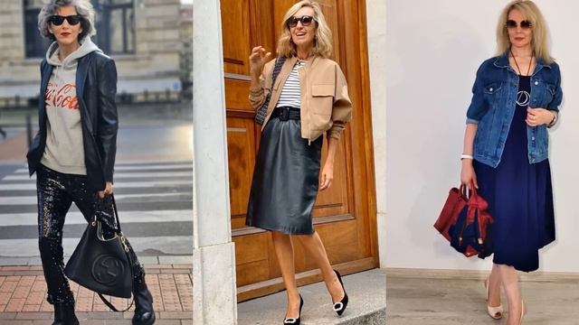 СОВРЕМЕННАЯ МОДА ДЛЯ ЖЕНЩИН ЗА 50+💕 ОДЕВАЕМСЯ СТИЛЬНО ВЕСНОЙ💕 смотреть онлайн