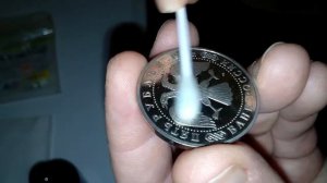 Чистка монет в пруфе