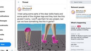 PROOF that CHICKEN LEG HEELS may be REWORKED? //Roblox Royale High CONCEPTS and TEA