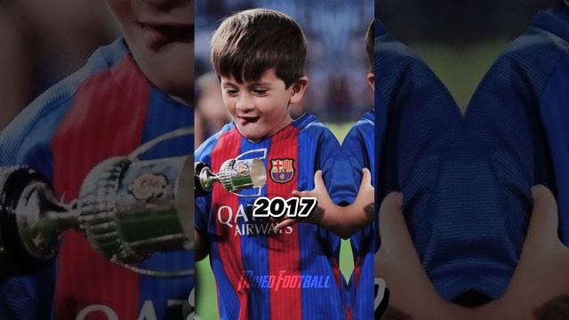 Thiago Messi évolution 😍(2013-2023) 😈🔥