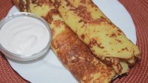 Картофельные блины на скорую руку.