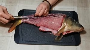 Как снять кожу с рыбы и сделать филе ( Fisch zum Filet verarbeiten )