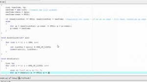 Hash Tables in C++ Direct Linking method using linked lists