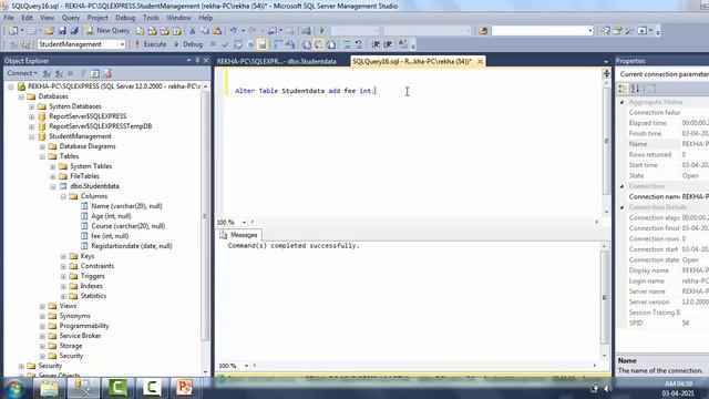 #5 AlterTable |  SQL Tutorial | The Alter Table Command | SQL Server very easy steps | Learn SQL