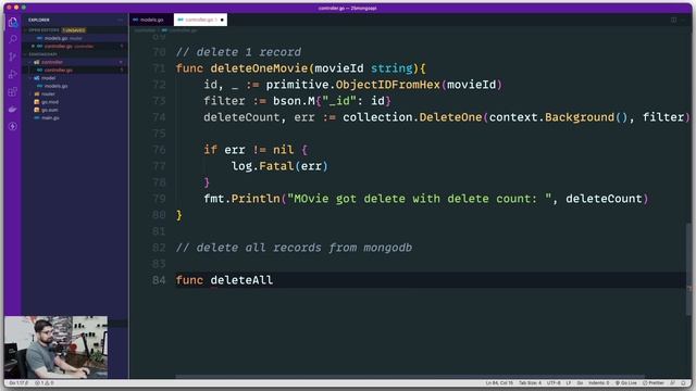 Delete one and delete many in mongodb in golang смотреть онлайн
