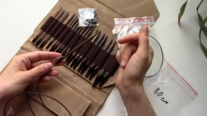 НАБОР ДЕРЕВЯННЫХ СПИЦ LYKKE UMBER 12 см. Обзор, впечатления, плюсы и минусы | Вязание спицами