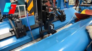 Рабочий процесс станка для сварки продольных швов серии ZF компании HY-TECH