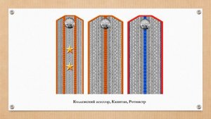 Знаки различия полиции (чиновников и военных) и жандармерии Российской империи по Табели о рангах