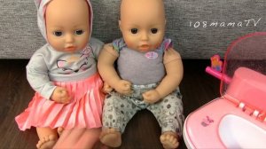 БЕРИ ПРИМЕР С СЕСТРИЧКИ! Малыш Не Хочет На Горшок! Мультик Как Мама играла в Куклы 108мама тв